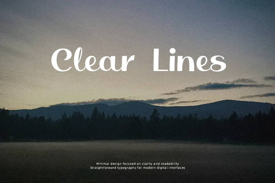 Belmist Font Font Preview for Warm Editorial