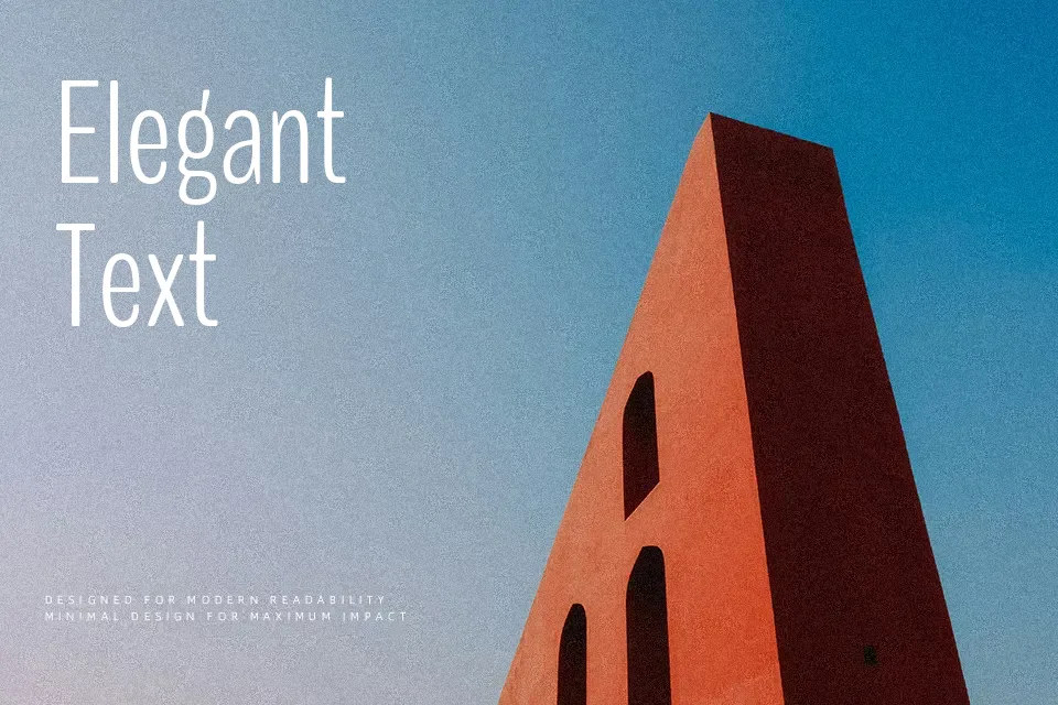 BenchNine Font Condensed Font Preview for Website