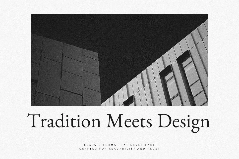 Benne Font Font Preview for Serious Branding