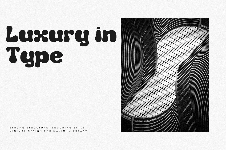 Benomout Font Font Preview for Retro Branding