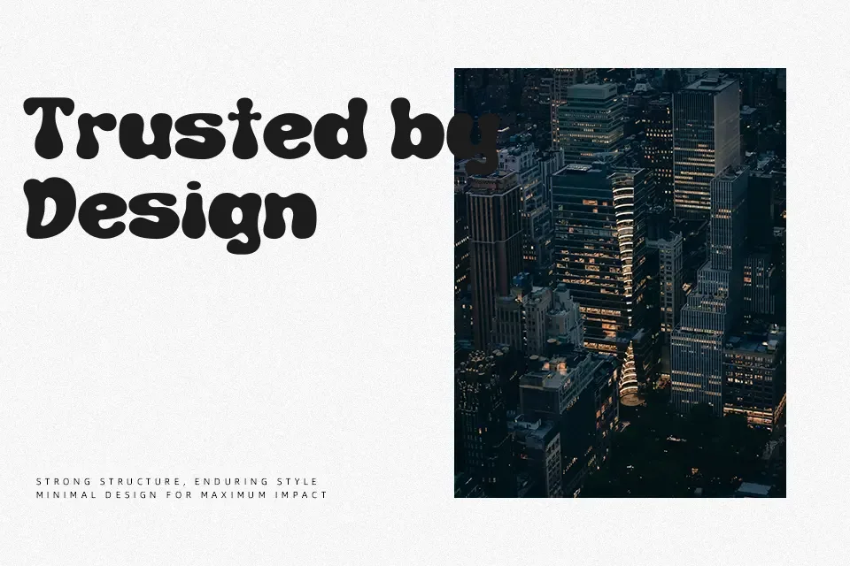 Benomout Font Font Preview for Energetic Music