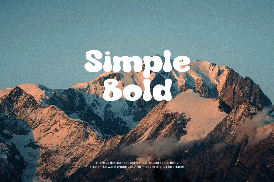 Benomout Font Display Font Preview
