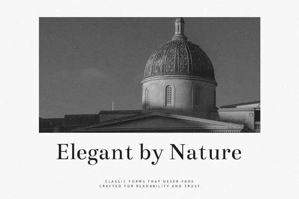 Bentham Font Font Preview for Classic Body Text