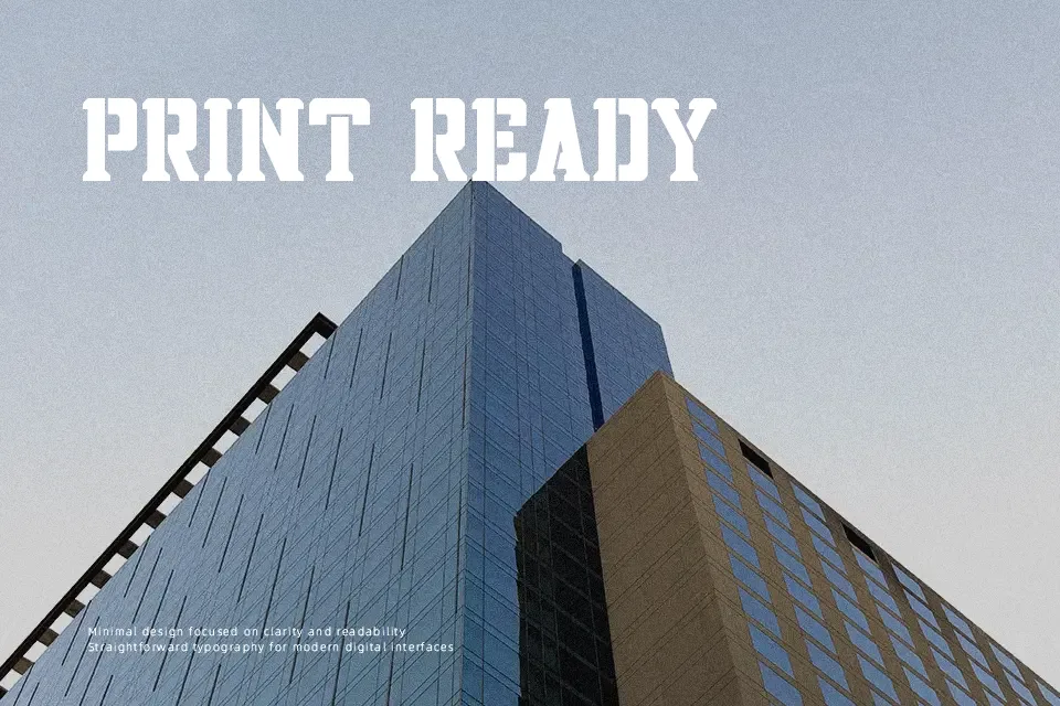 Beringas Font Font Preview for Film