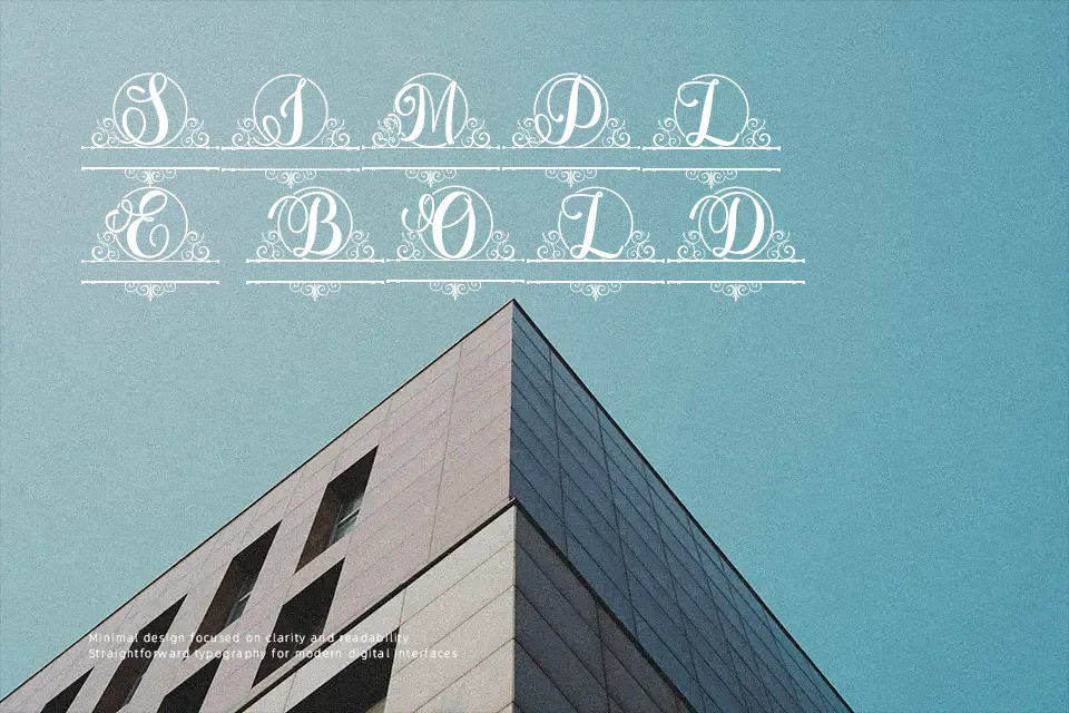 Berlin Monogram Font Font Preview for Timeless Logo