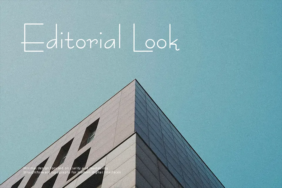 Bernardo Moda Font Display Font Preview for Editorial