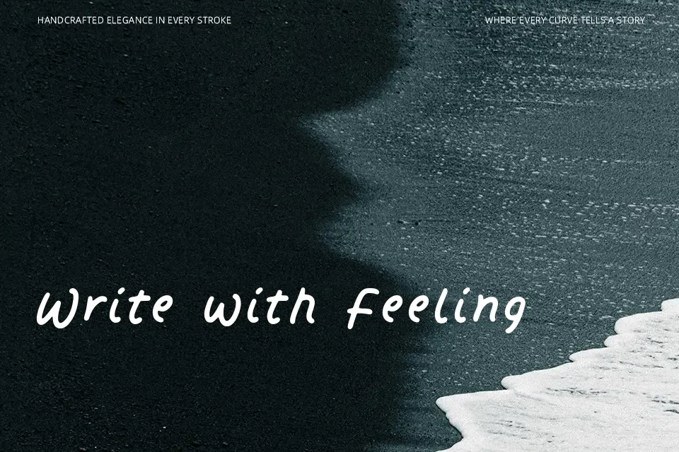 Bestfriend Font Handwritten Font Preview for Headline