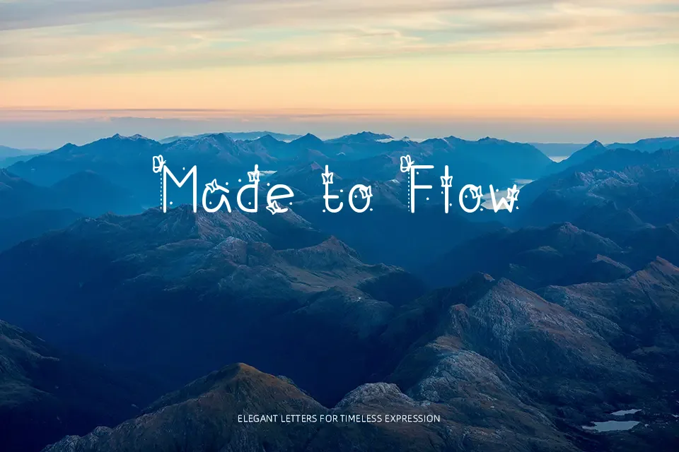 Betterflies Font Script Font Preview for Packaging