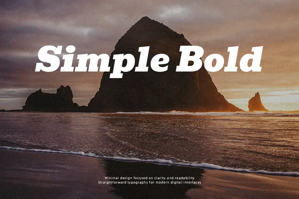 Bevan Font Font Preview for Dynamic Poster