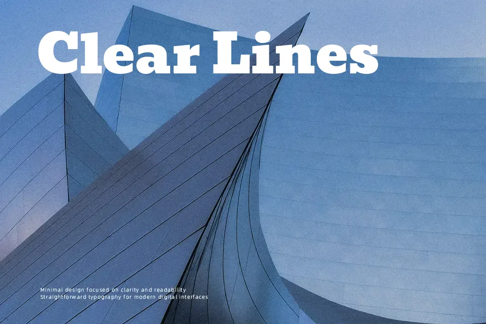 Bevan Font Slab Serif Font Preview for Website