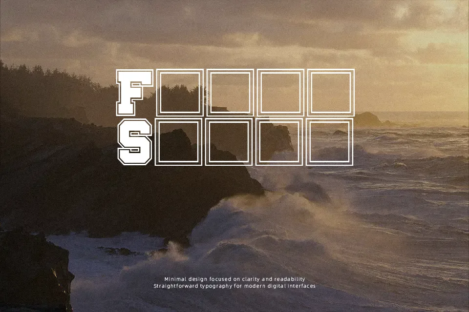 Big Campus Font Font Preview for Retro Headline