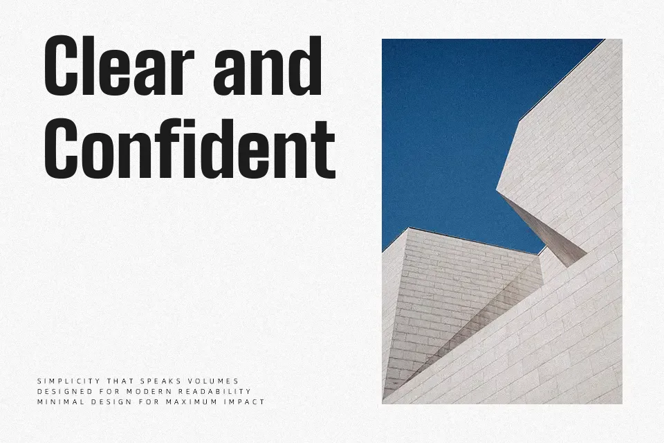 Big Shoulders Font Condensed Font Preview