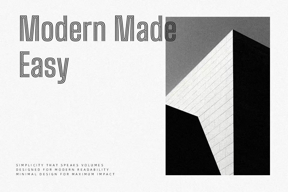 Big Shoulders Inline Font Font Preview for Creative Poster