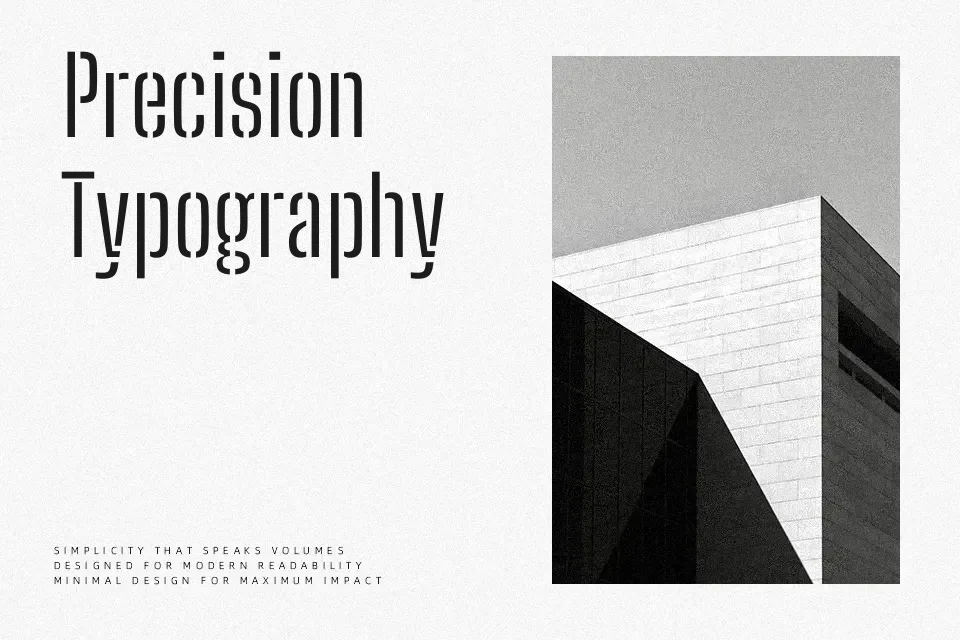 Big Shoulders Stencil Font Sans Serif Font Preview for Logo