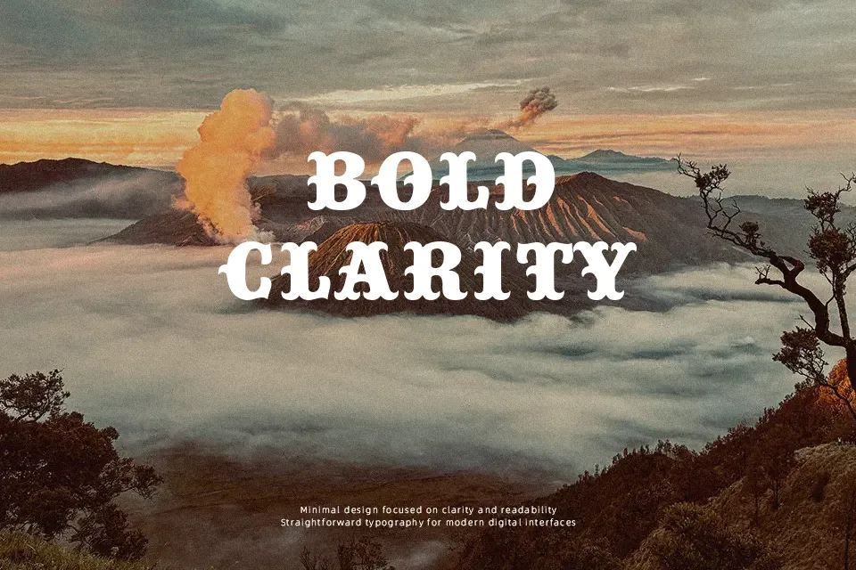 Big Top Font Font Preview for Bold Poster