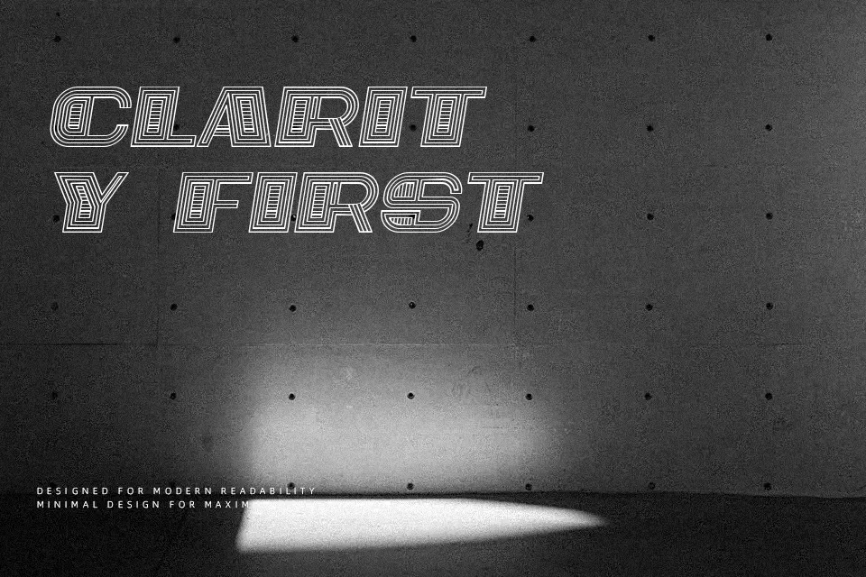 Bigger Font Condensed Font Preview