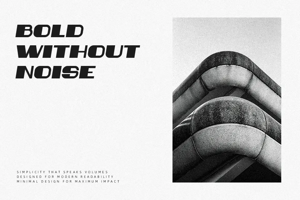 Bigger Font Condensed Font Preview for Branding