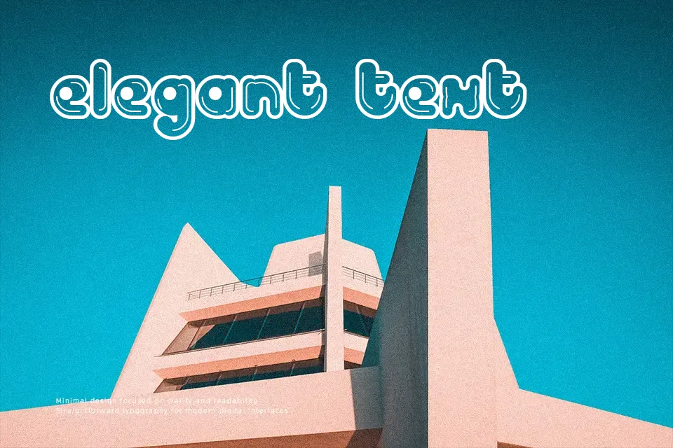 Billo Dream Font Font Preview for Groovy Poster