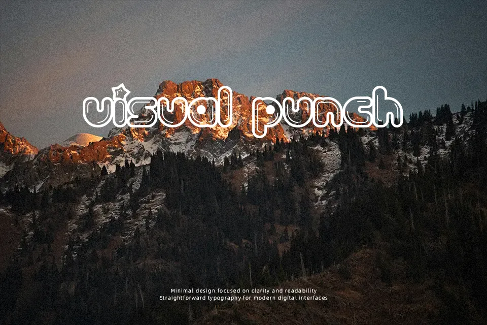 Billo Dream Font Font Preview for Retro Poster