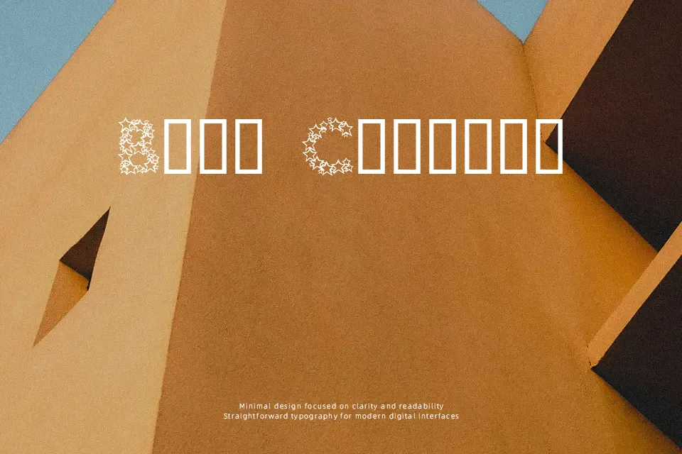 Bingo Star Font Decorative Font Preview for Advertising