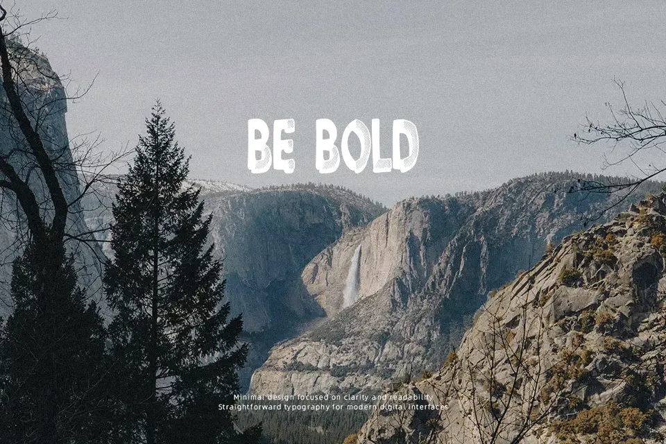 Binoculars Font Font Preview for Bold Headline