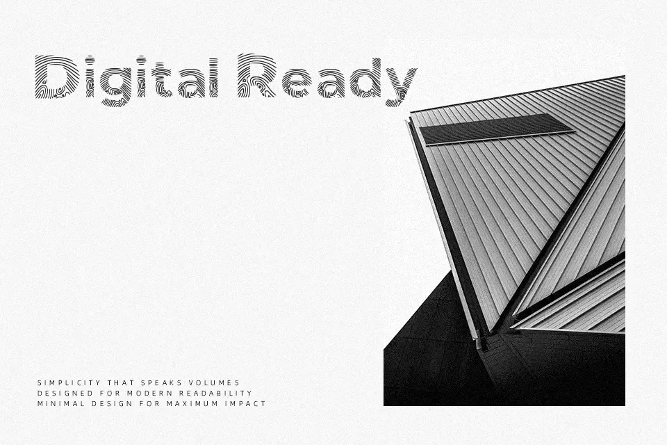 Biometro Gothic Font Font Preview for Tech Mood