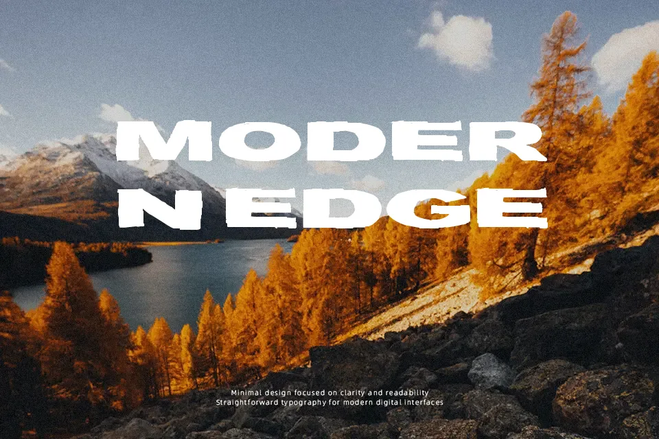 Birds Requiem Font Font Preview for Dark Branding