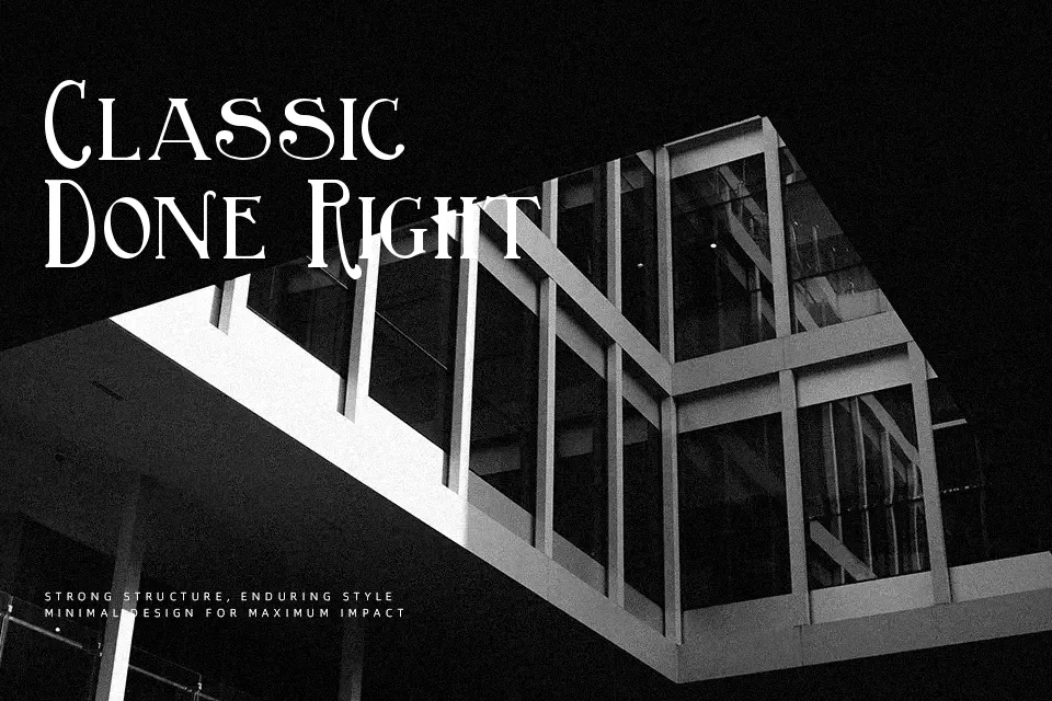 Birmingham Font Font Preview for Classic Headline