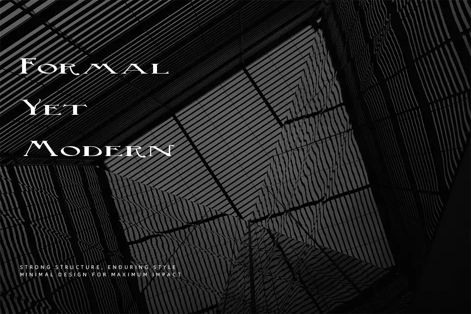 Birmingham Font Display Font Preview for Poster
