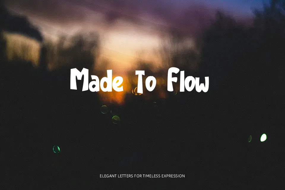 Birtlove Font Script Font Preview for Packaging
