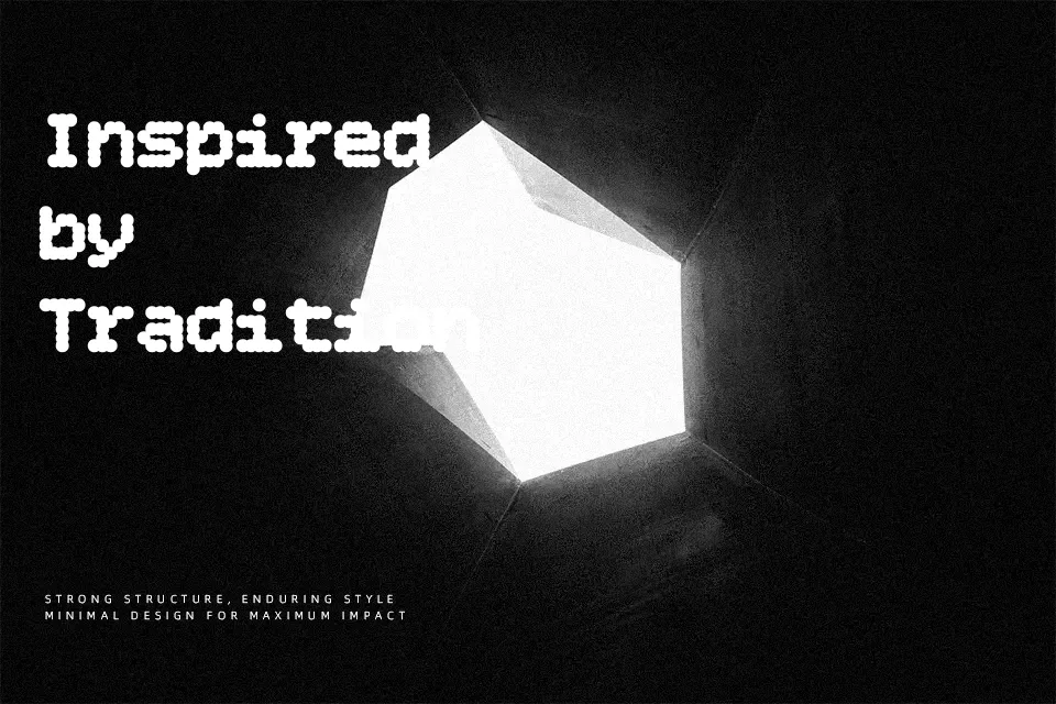 Bitcount Grid Single Font Font Preview for Bold Logo
