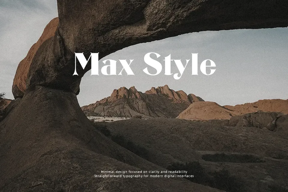 Bizarre Font Serif Font Preview for Editorial