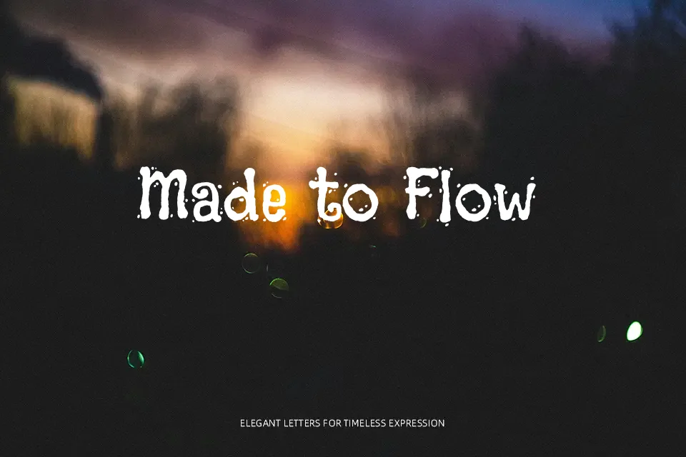 Black And White Picture Font Font Preview in Latin