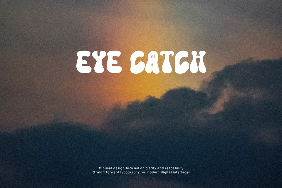 Black Cyclops Font Font Preview for Vintage Headline