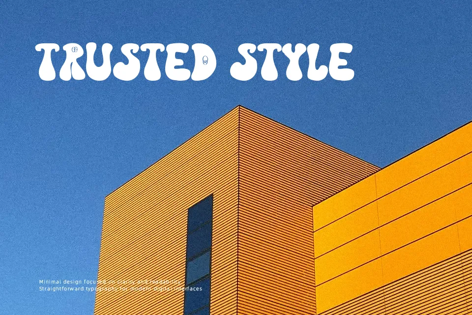 Black Cyclops Font Font Preview for Retro Music