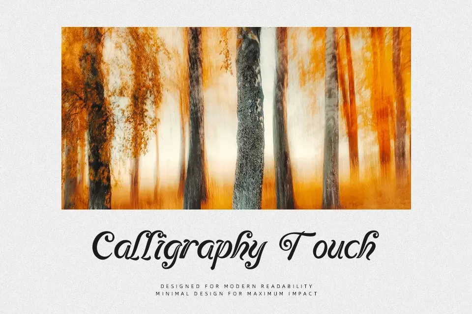 Black Forest Font Font Preview for Elegant Mood