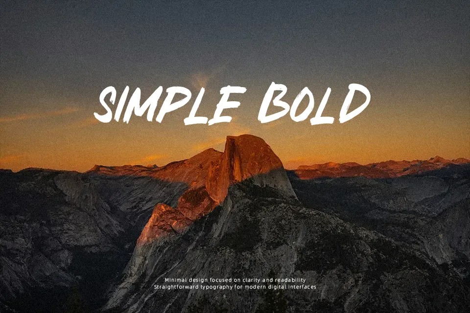 Black Friday Font Font Preview for Bold Poster