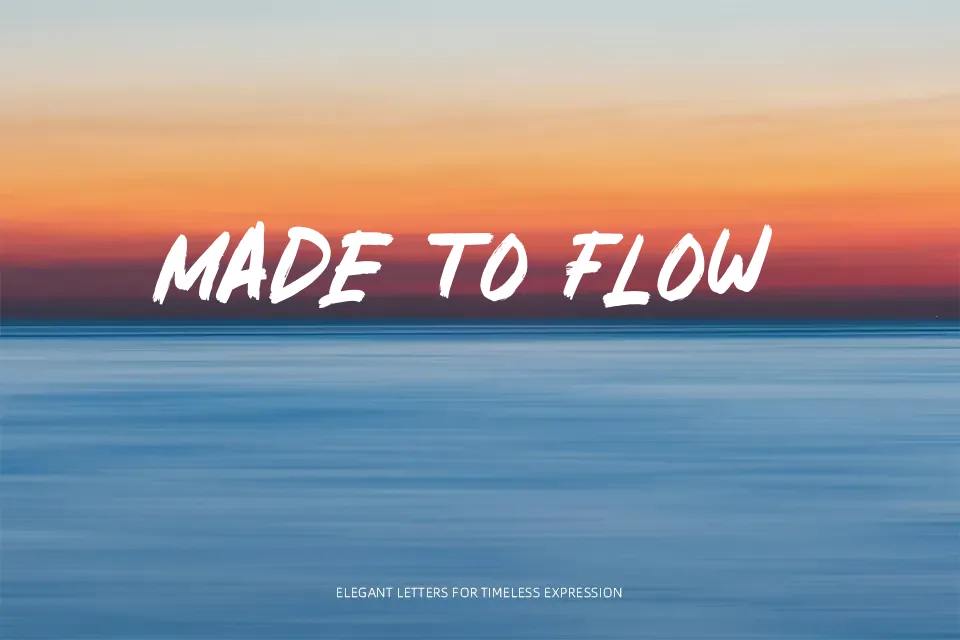 Black Friday Font Brush Font Preview for Logo