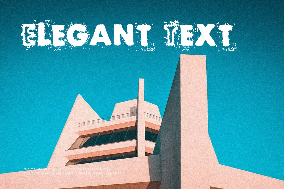 Black N Dot Font Font Preview for Grunge Mood
