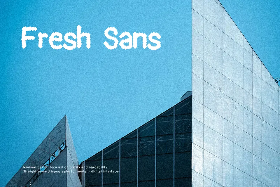 Black Pixel Font Font Preview for Poster