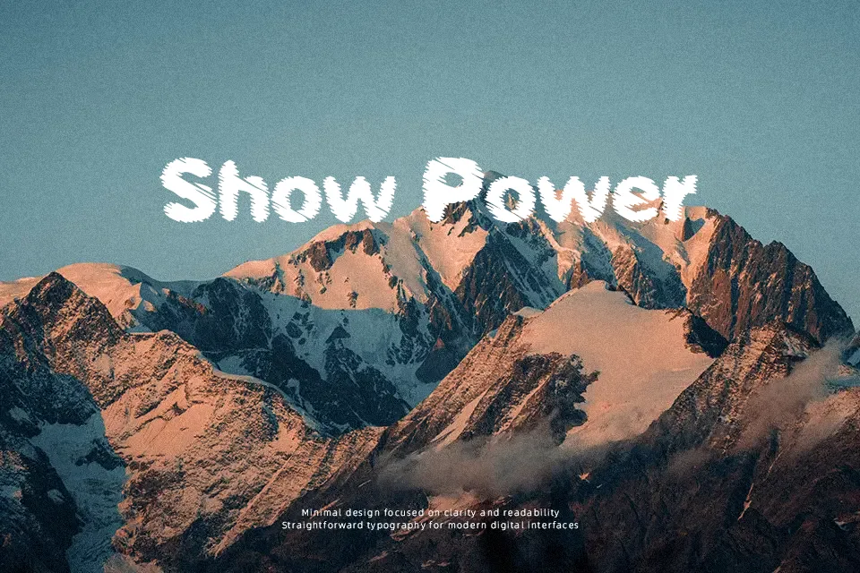 Black Rain Font Font Preview for Creative Advertising