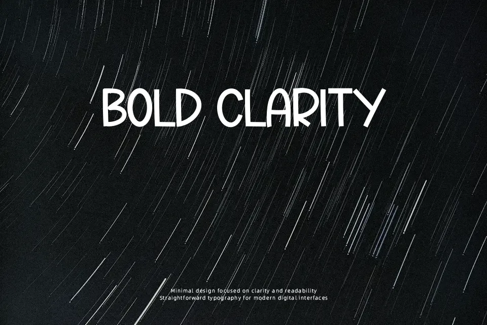 Black Retro Font Decorative Font Preview for Advertising