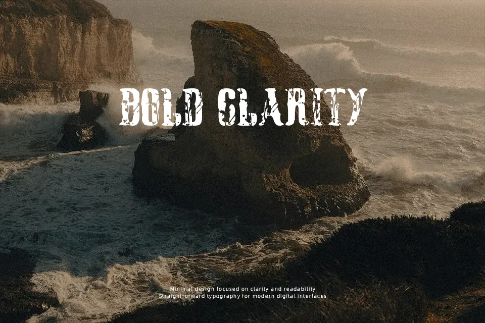 Black Rodeo Font Font Preview for Grunge Headline