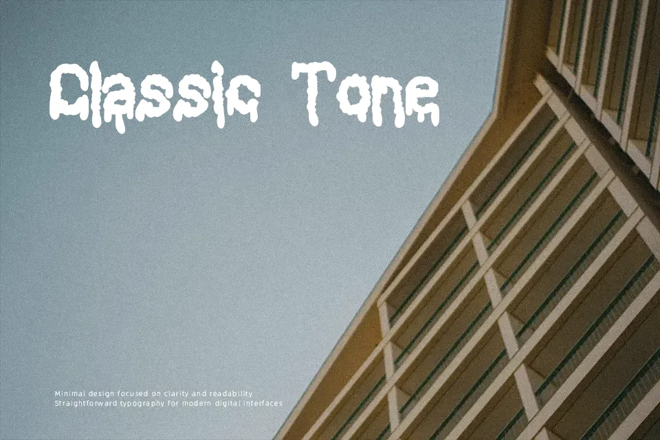 Black Shadow Font Font Preview for Grunge Halloween