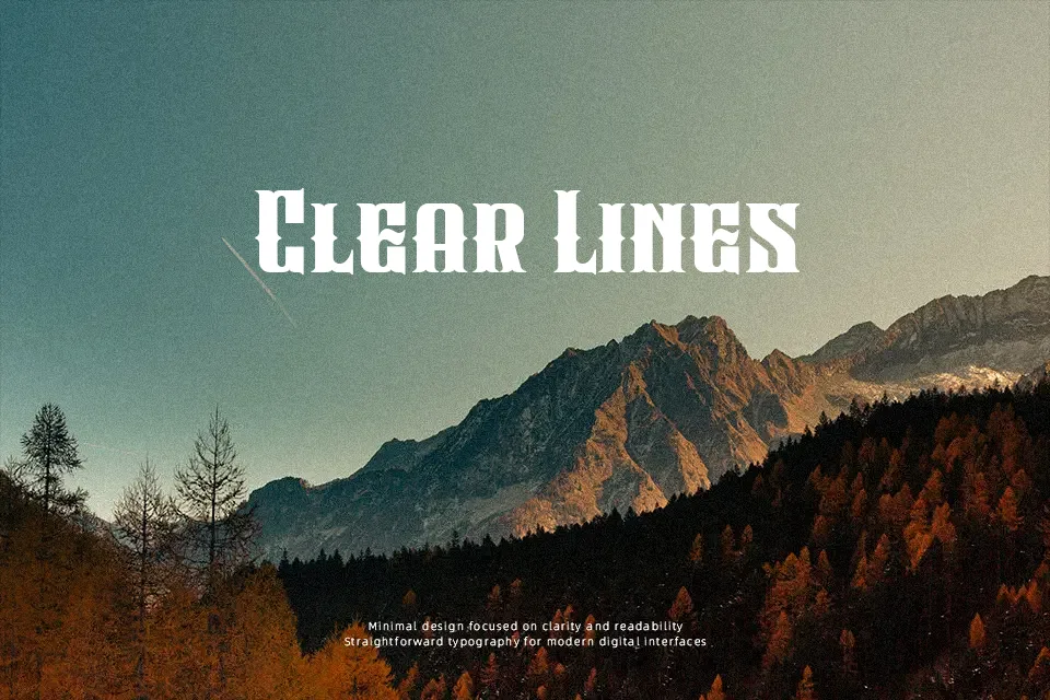Black Slider Font Font Preview for Western Headline