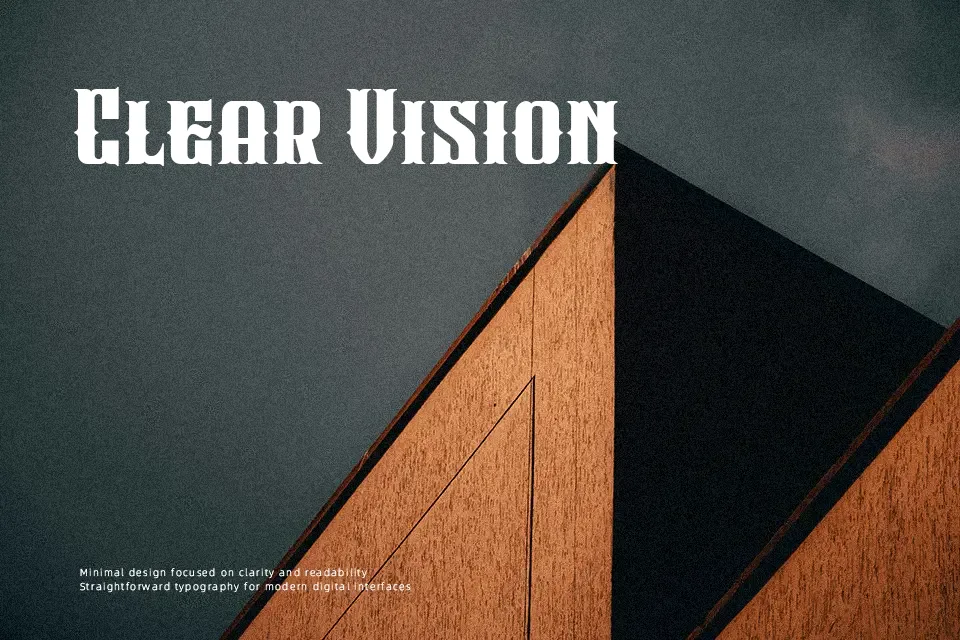 Black Slider Font Font Preview for Dark Headline