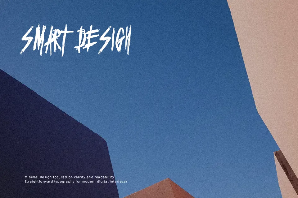 Black Terror Font Condensed Font Preview for Headline
