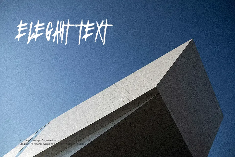 Black Terror Font Font Preview for Grunge Headline