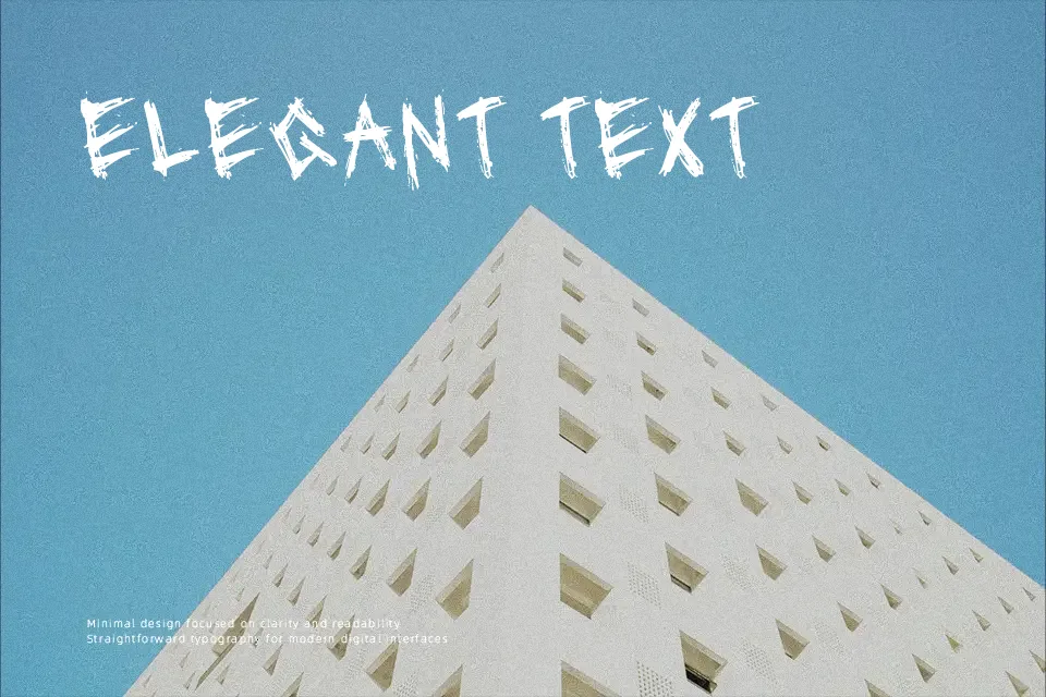 Blackcraft Font Font Preview for Dark Poster