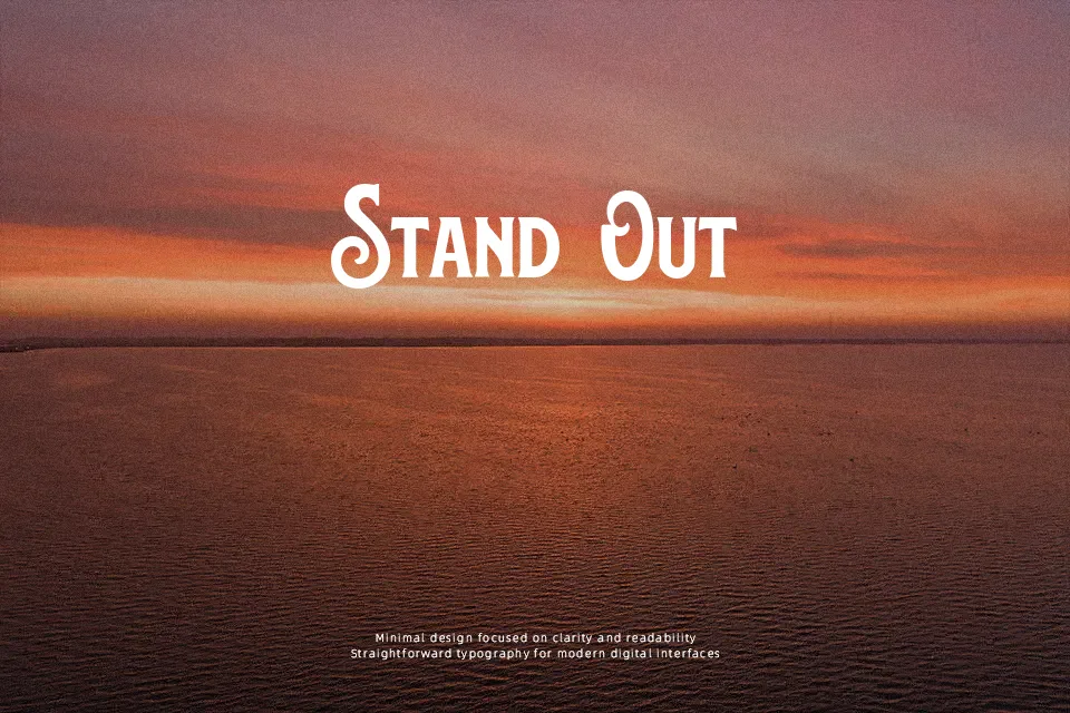 Blackford Font Font Preview for Classic Mood